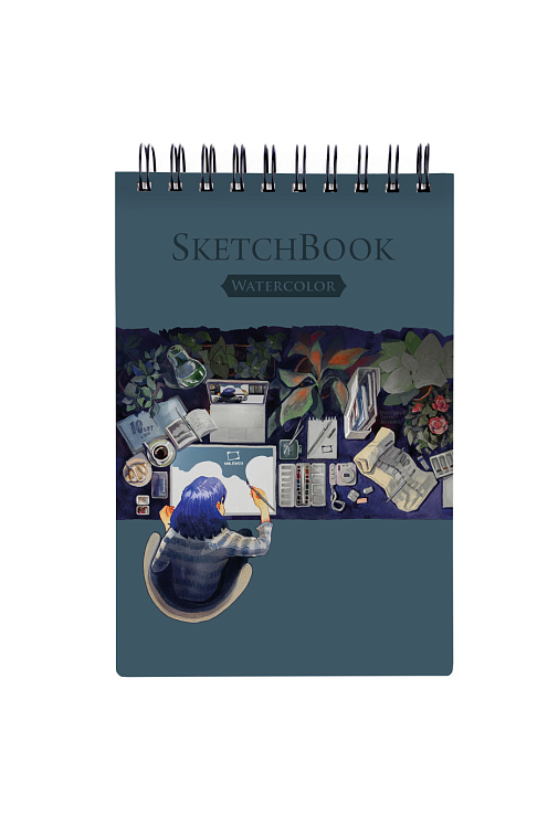 Скетчбук для акварели Малевичъ "Monet" Юбилейный, 20 л 300 г, 100% хлопок 606x758